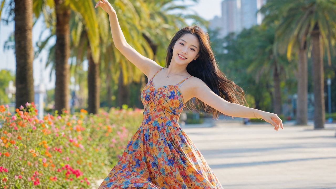 少女萝莉社区美图：户外宅舞短视频教程